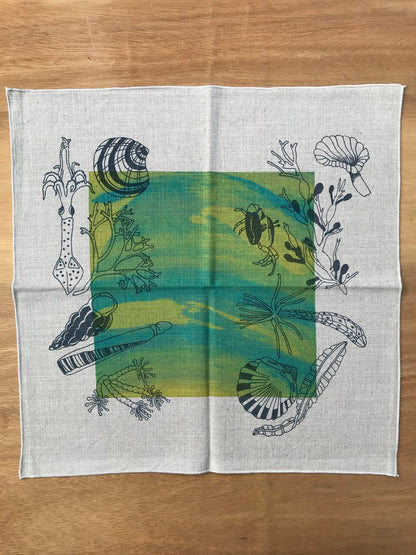 Linen napkin - seashore
