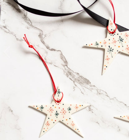 Porcelain Star Decoration