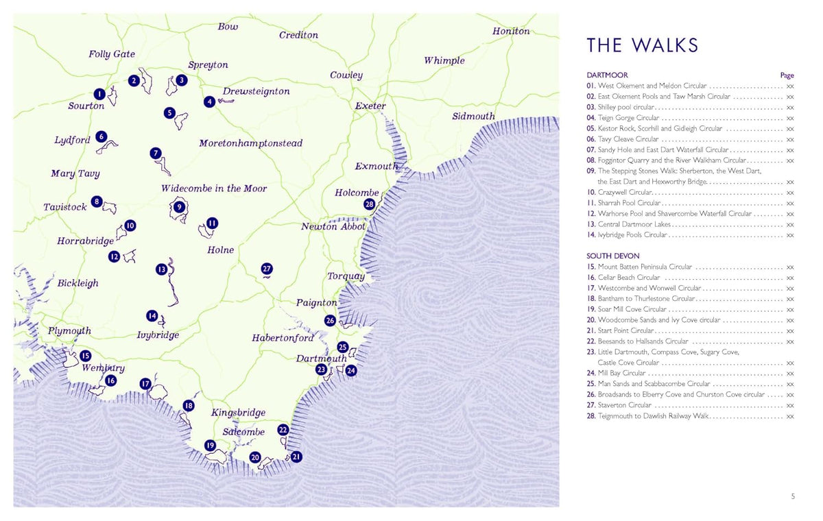 Wild Swimming Walks Dartmoor & South Devon by Sophie Pierce & Matt Newbury