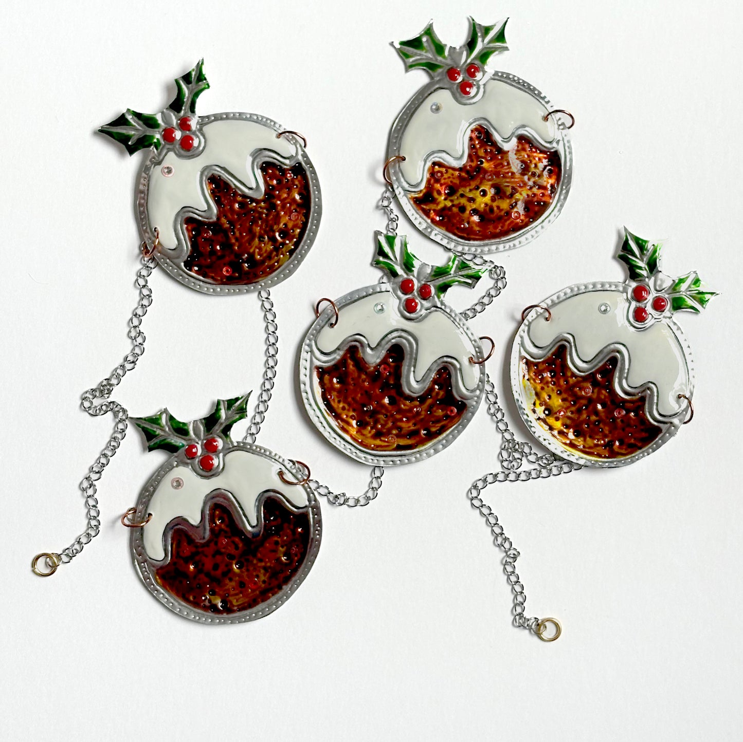 Christmas Pudding Garland