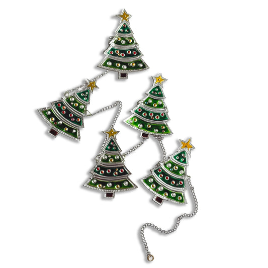 Green Christmas Tree Garland